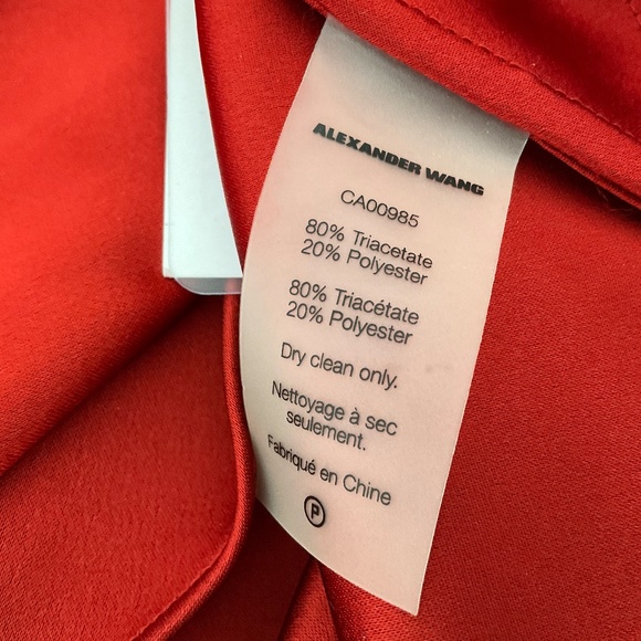 Alexander Wang silk blouse Size 6 - NEW - Picture 8 of 8